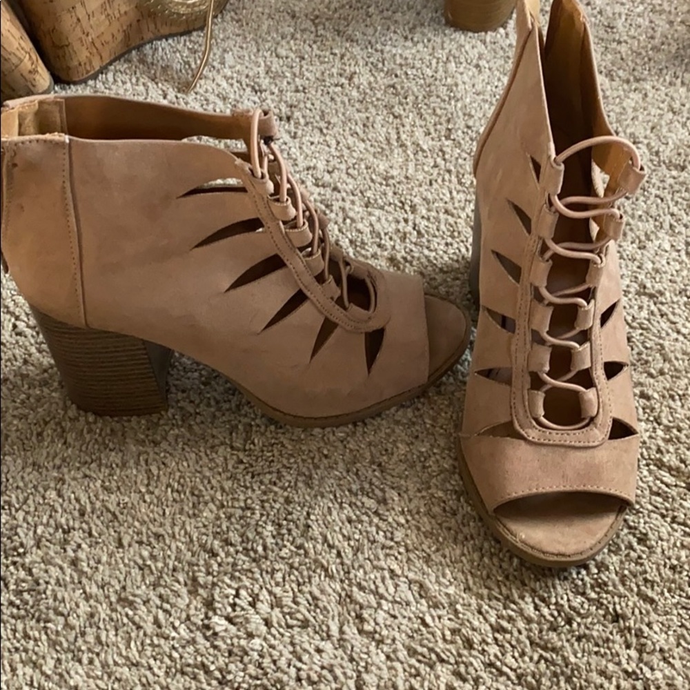Wedged heels